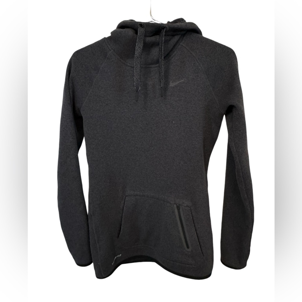 High End Nike Fleece Sweatshirt Dark Gray Women’s S Hoodie Therma-fit